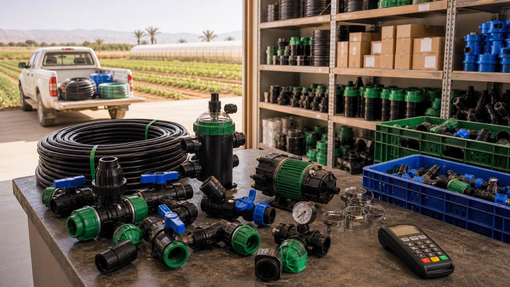 Gestion agriculture, irrigation, stock de matériel et projets avec YanCommerce